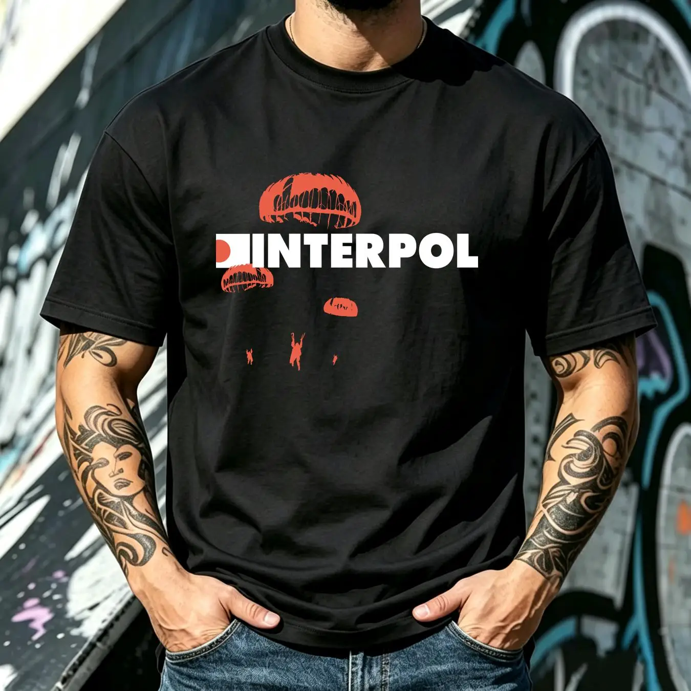 gewassen T-shirt Interpol band - Streetwear Brand Vintage recensie en prijs